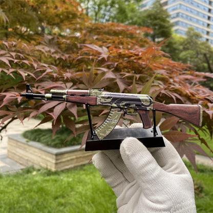 Tiny AK-47 Jaguar Miniature Metal CSGO Fan Art For Display