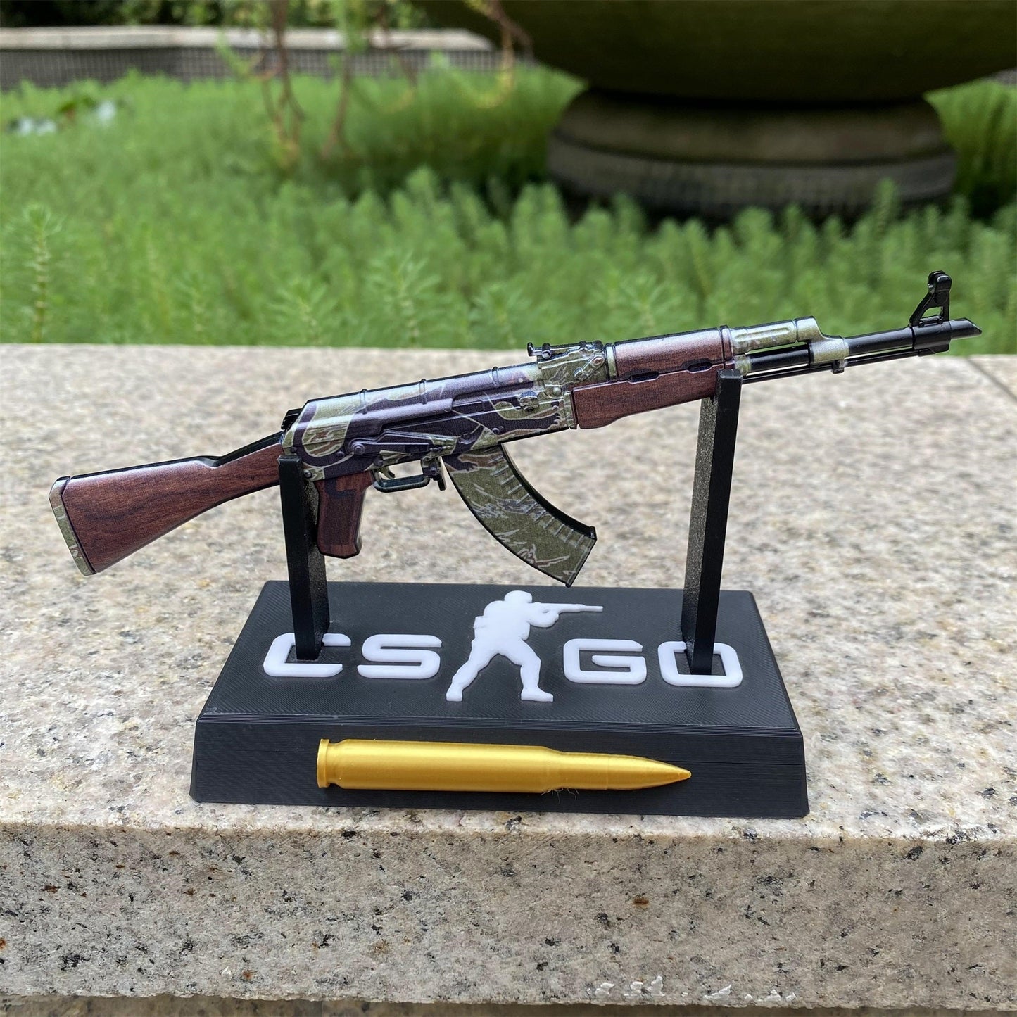 Tiny AK-47 Jaguar Miniature Metal CSGO Fan Art For Display