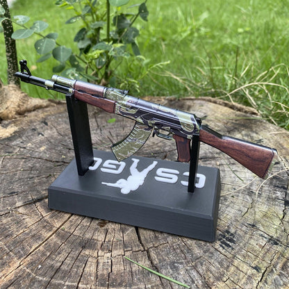 Tiny AK-47 Jaguar Miniature Metal CSGO Fan Art For Display