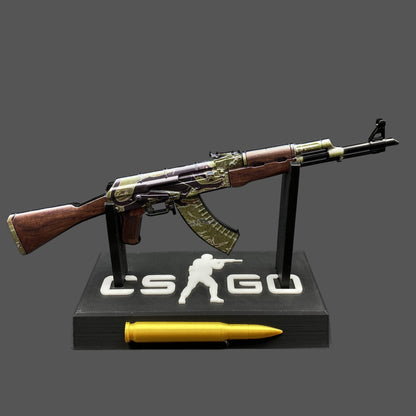 Tiny AK-47 Jaguar Miniature Metal CSGO Fan Art For Display