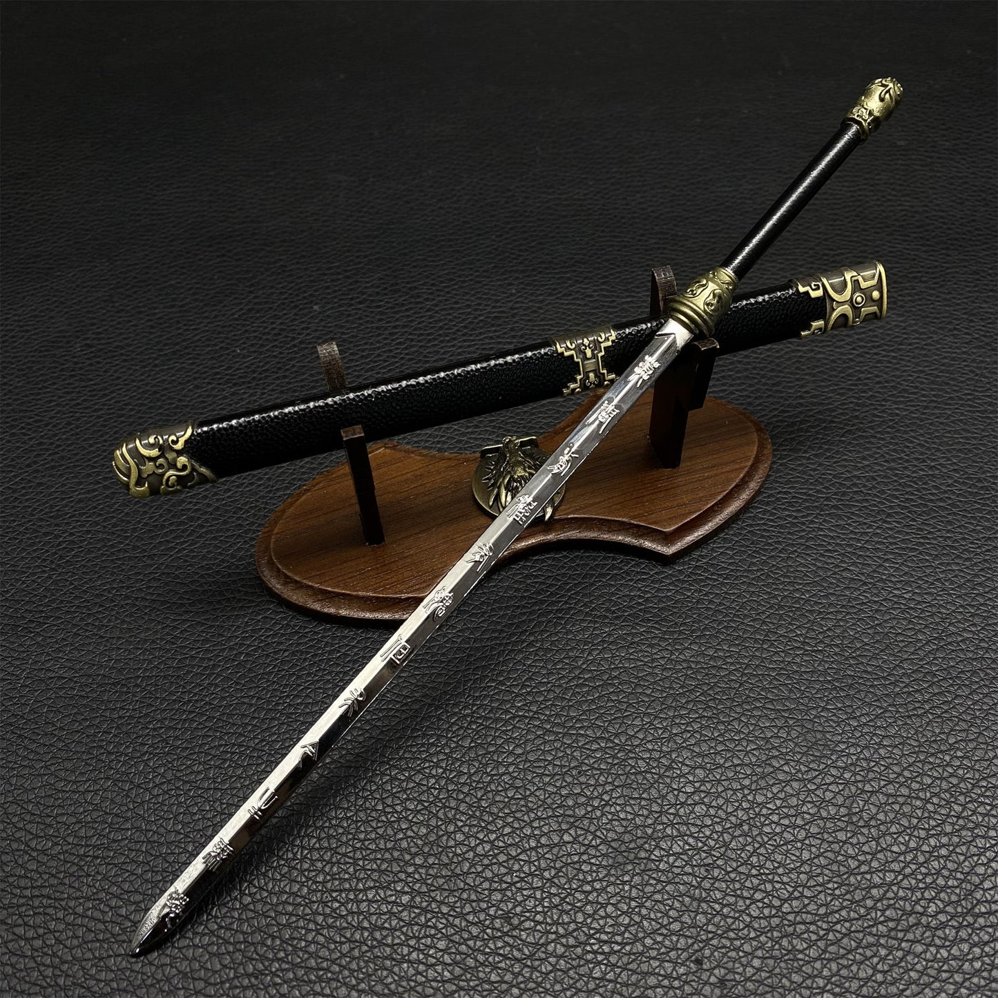 Ancient Mo Wen Sword Metal Miniature