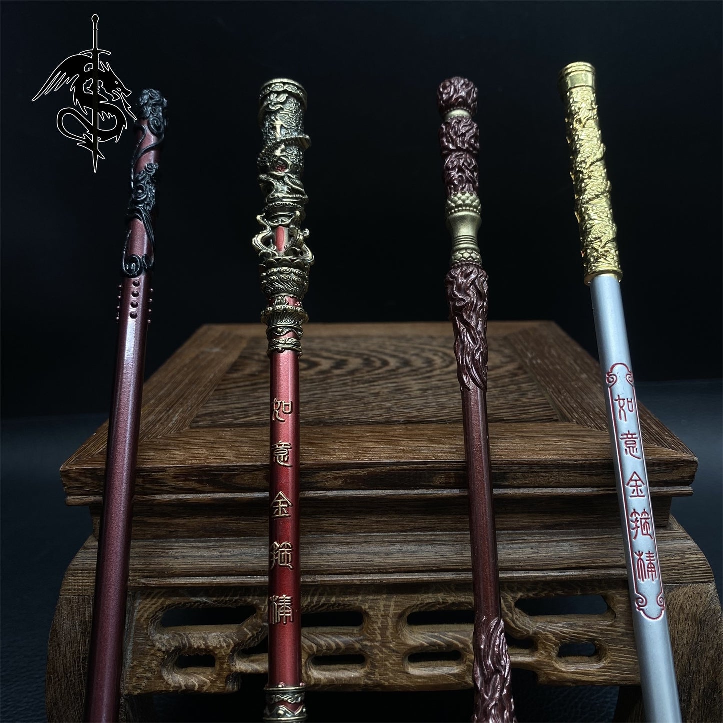 Wukong 8.7'' Metal Staff Monkey King Bar Replica 4 Options