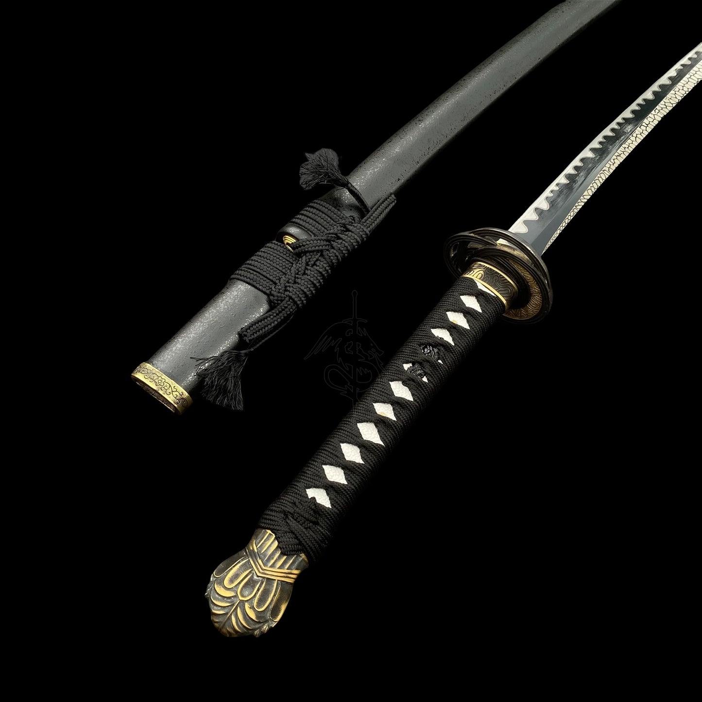 Moonveil Katana Carbon Steel Metal Replica