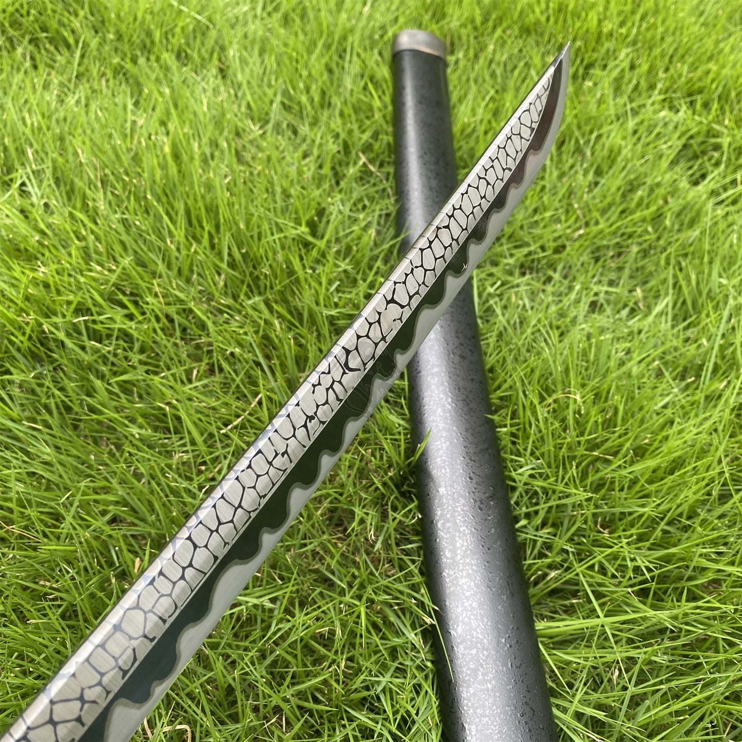 Moonveil Katana Carbon Steel Metal Replica