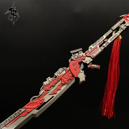 Hot Game Moth Sword Tassels Katana Metal Display Art