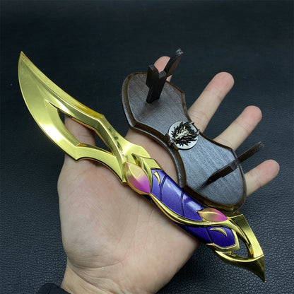 Val Mystbloom Fanblade Metal Miniature Replica