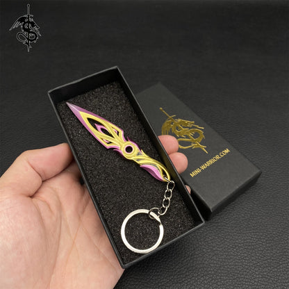 Mini Mystbloom Kunai Metal keychain