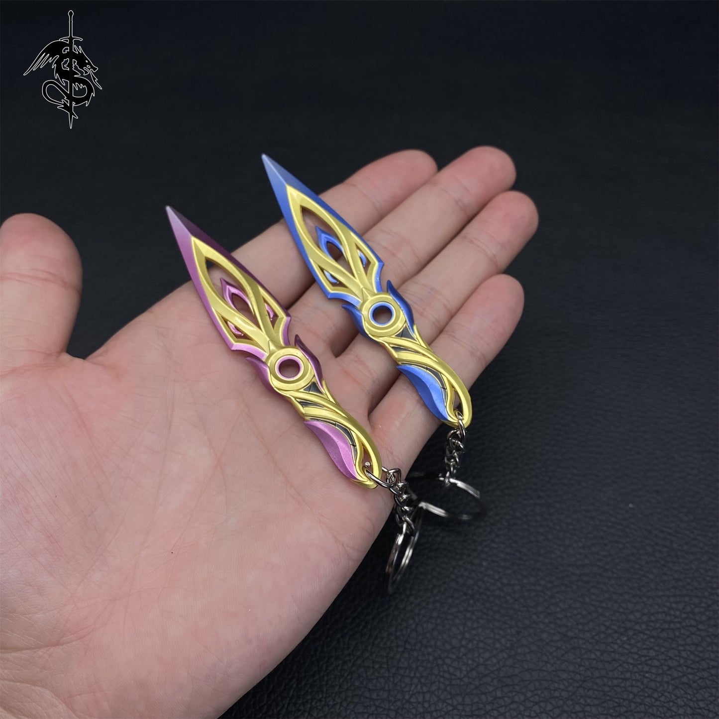 Mini Mystbloom Kunai Metal keychain