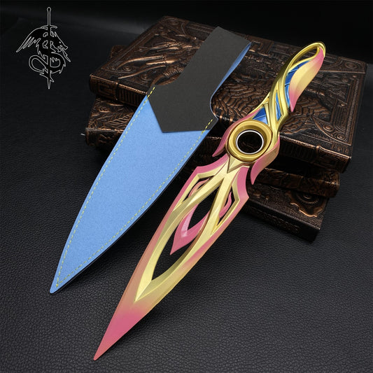 28CM/11" Mystbloom Kunai Metal Game Knife USA Stock