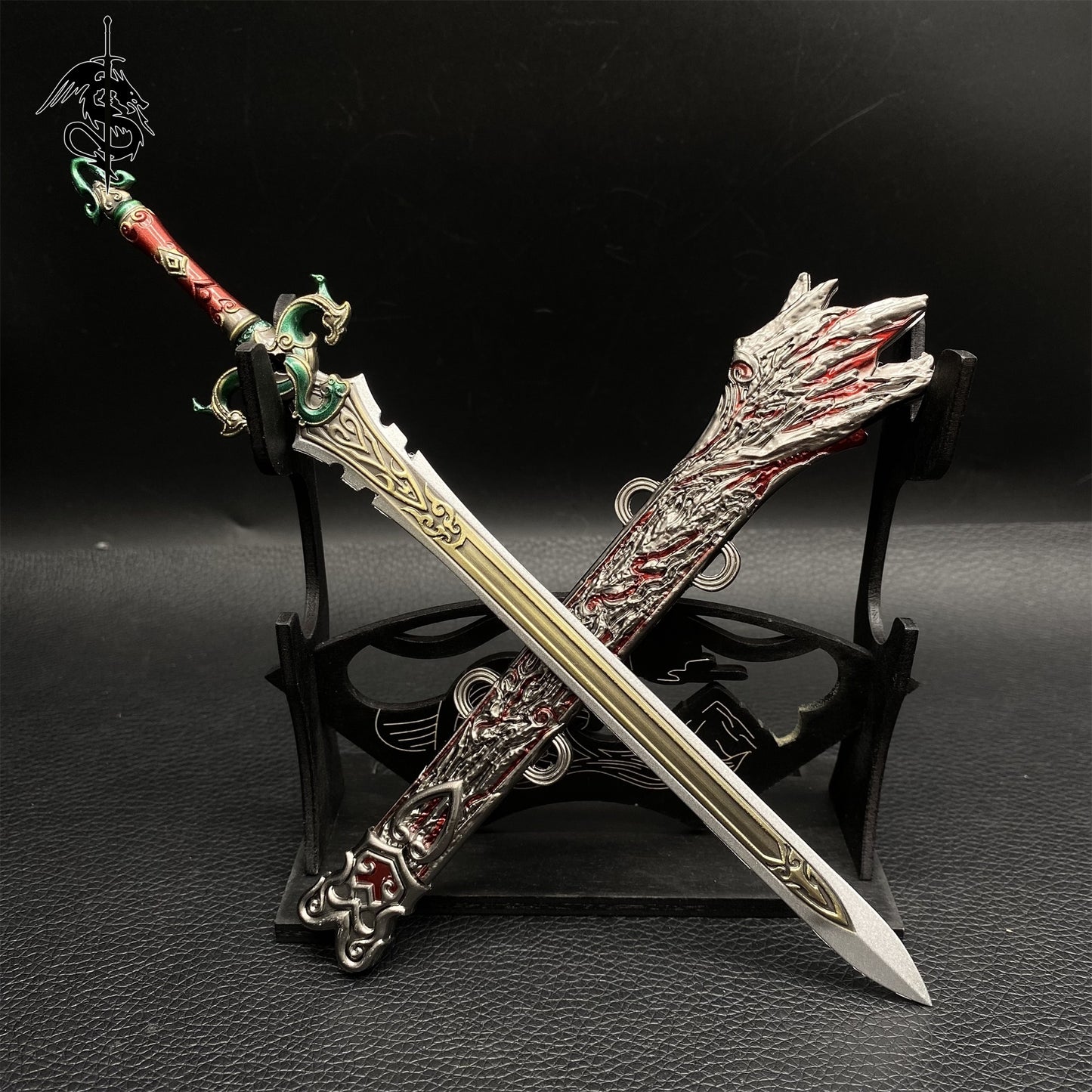 NB Game Red Sky Sword Metal Display Art