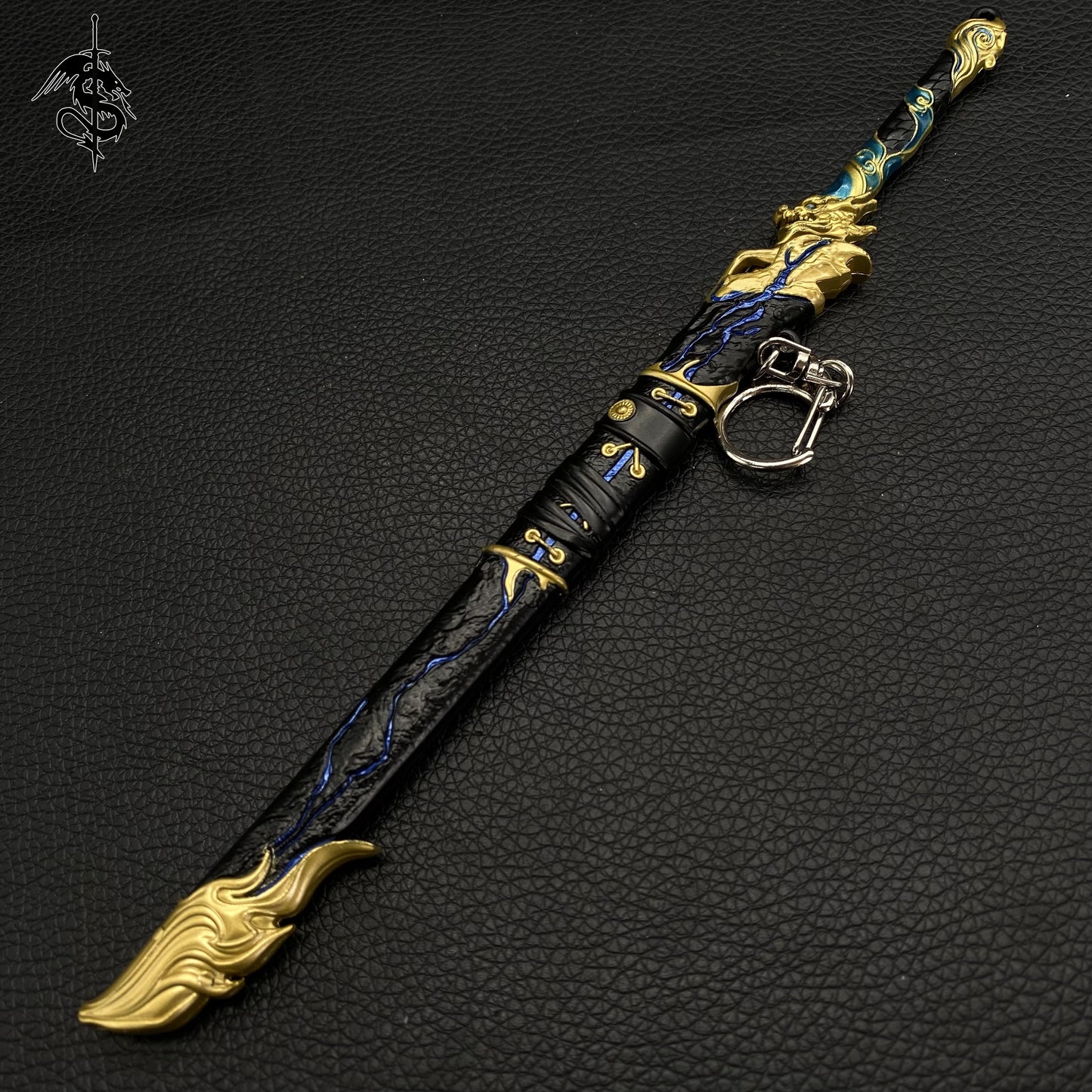 Hot Game Prop Gold Ancient Sword Metal Replica