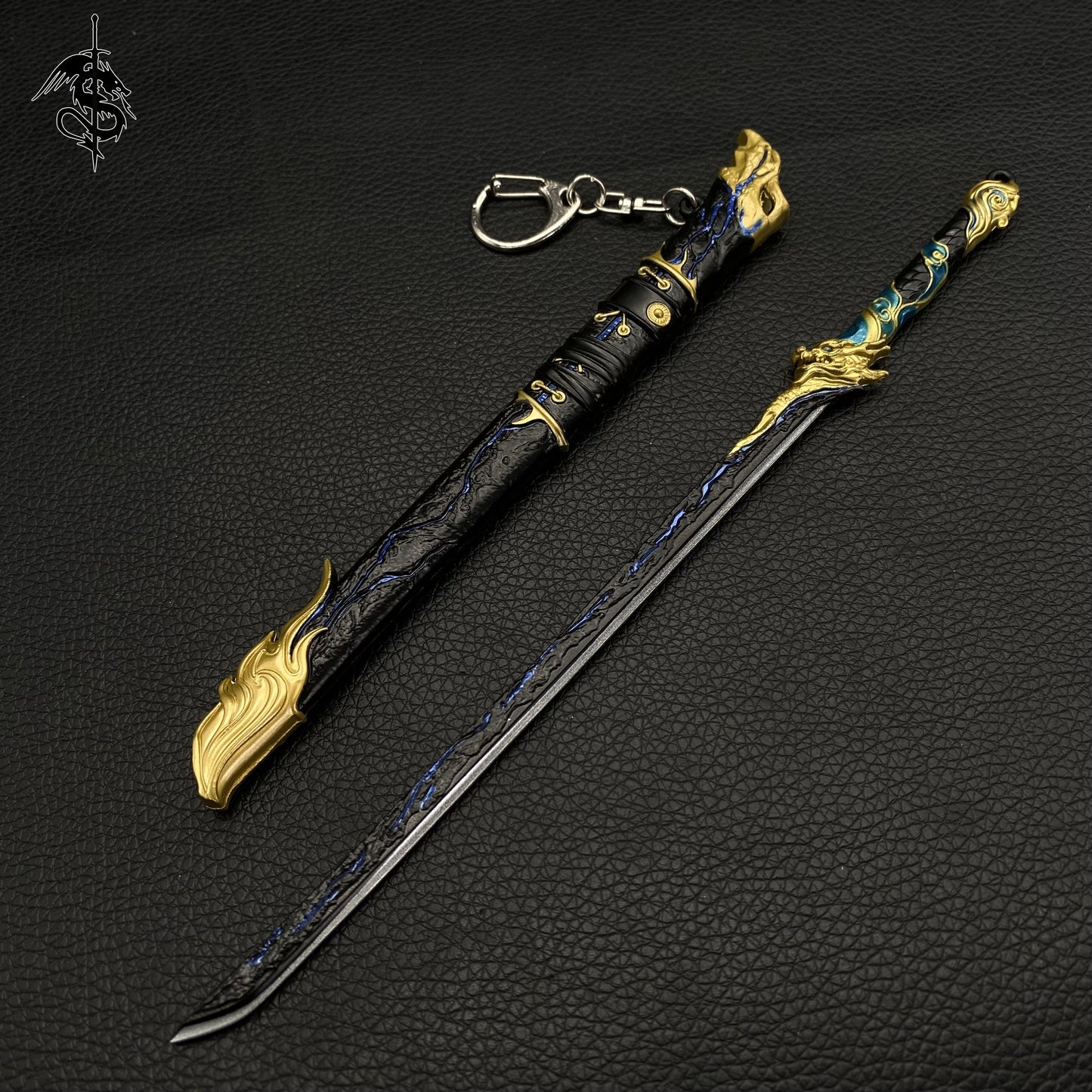 Hot Game Prop Gold Ancient Sword Metal Replica