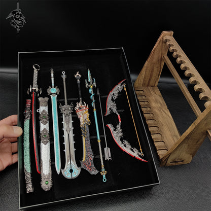 Metal Game Props Miniature 6 In 1 Gift Box