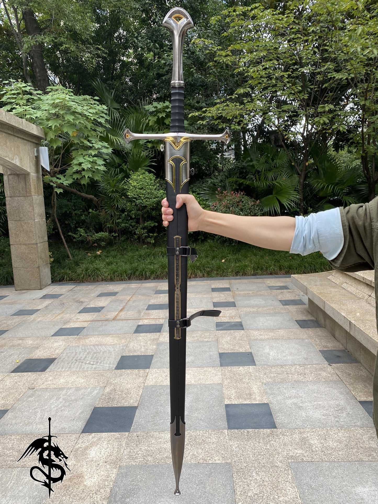 Life-Size Narsil Sword Andúril Sword Metal Replica