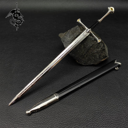 Strider Anduril Blade Tiny Fairy Tale Hero Lsildur Narsil Sword Replica