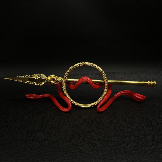 Ne Zha Fire Tipped Spear Universe Ring Red Armillary Sash Replicas 3 In 1 Pack