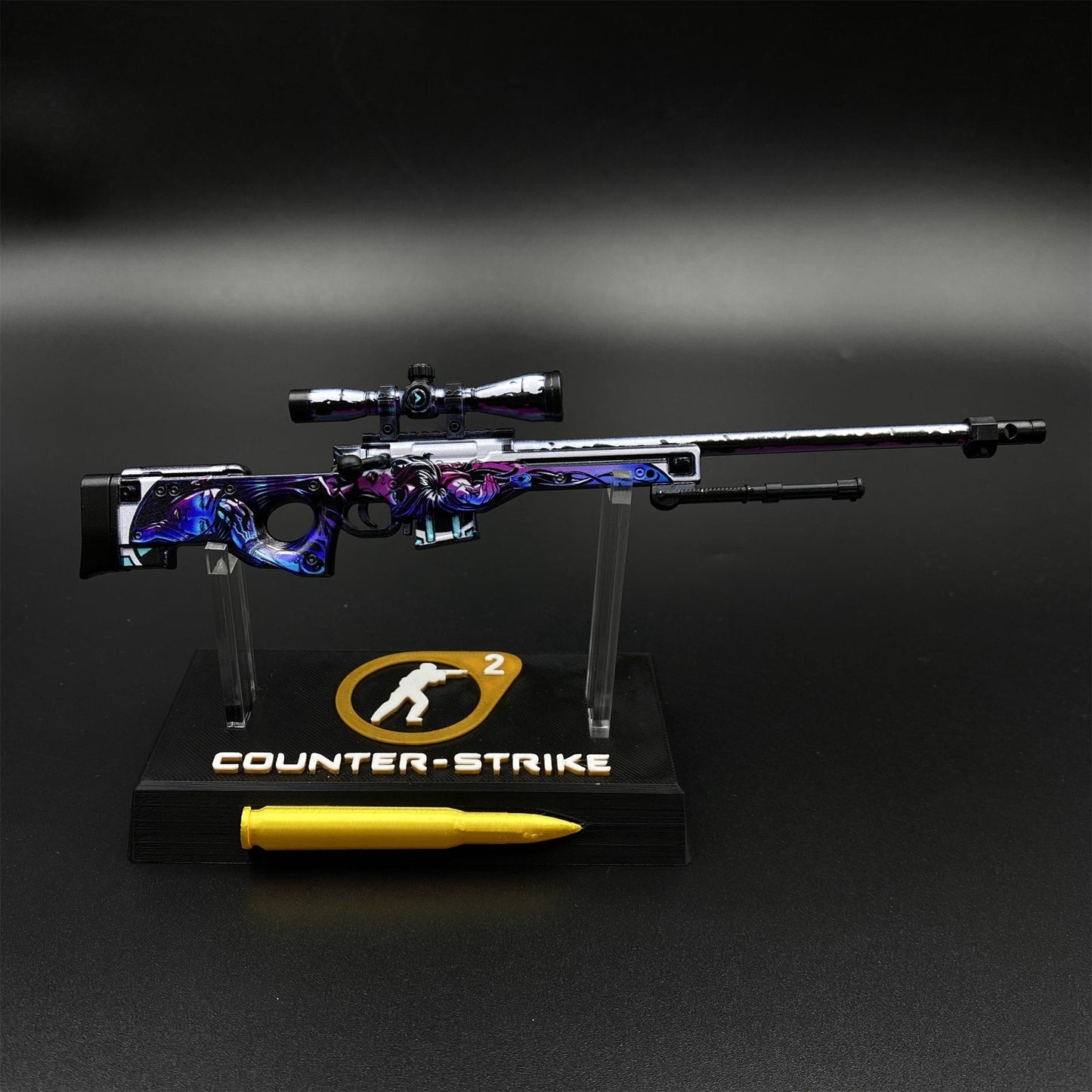 Hot Game CS2 Neo-Noir AWP Metal Replica Game Prop Collectible