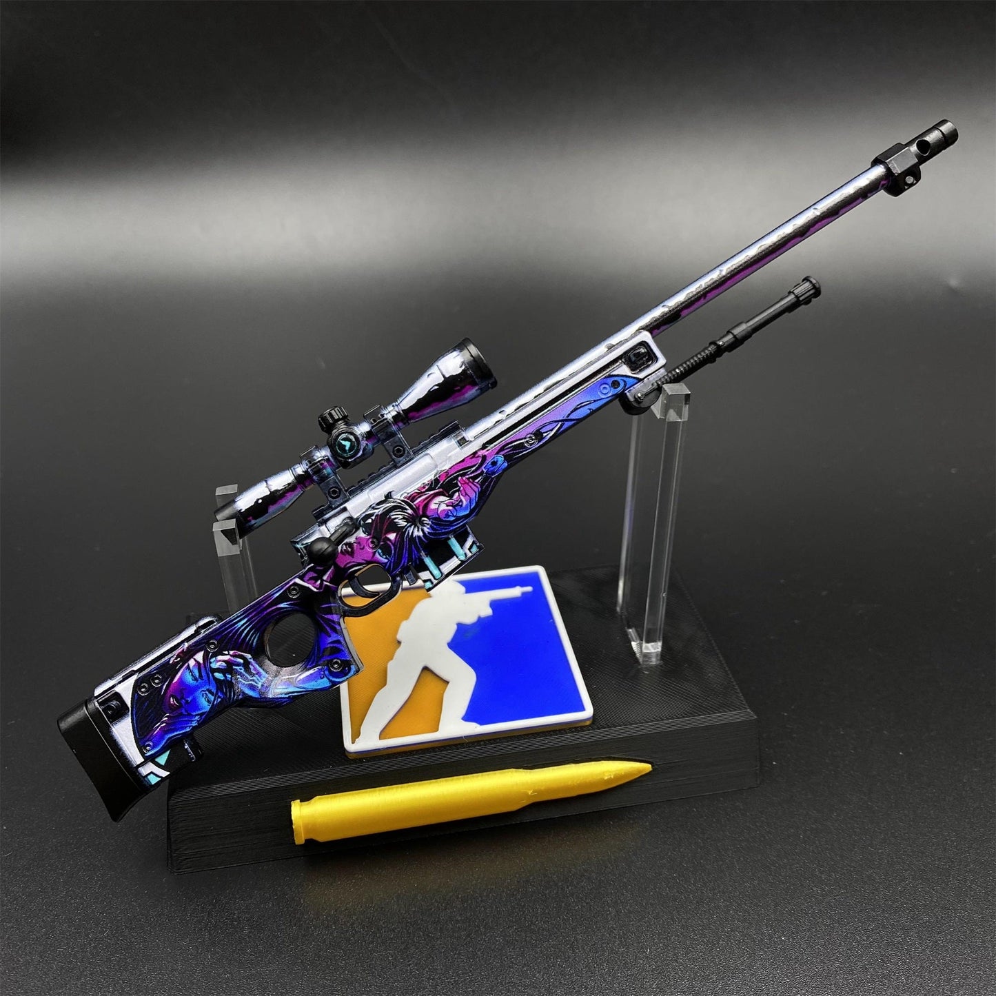 Hot Game CS2 Neo-Noir AWP Metal Replica Game Prop Collectible