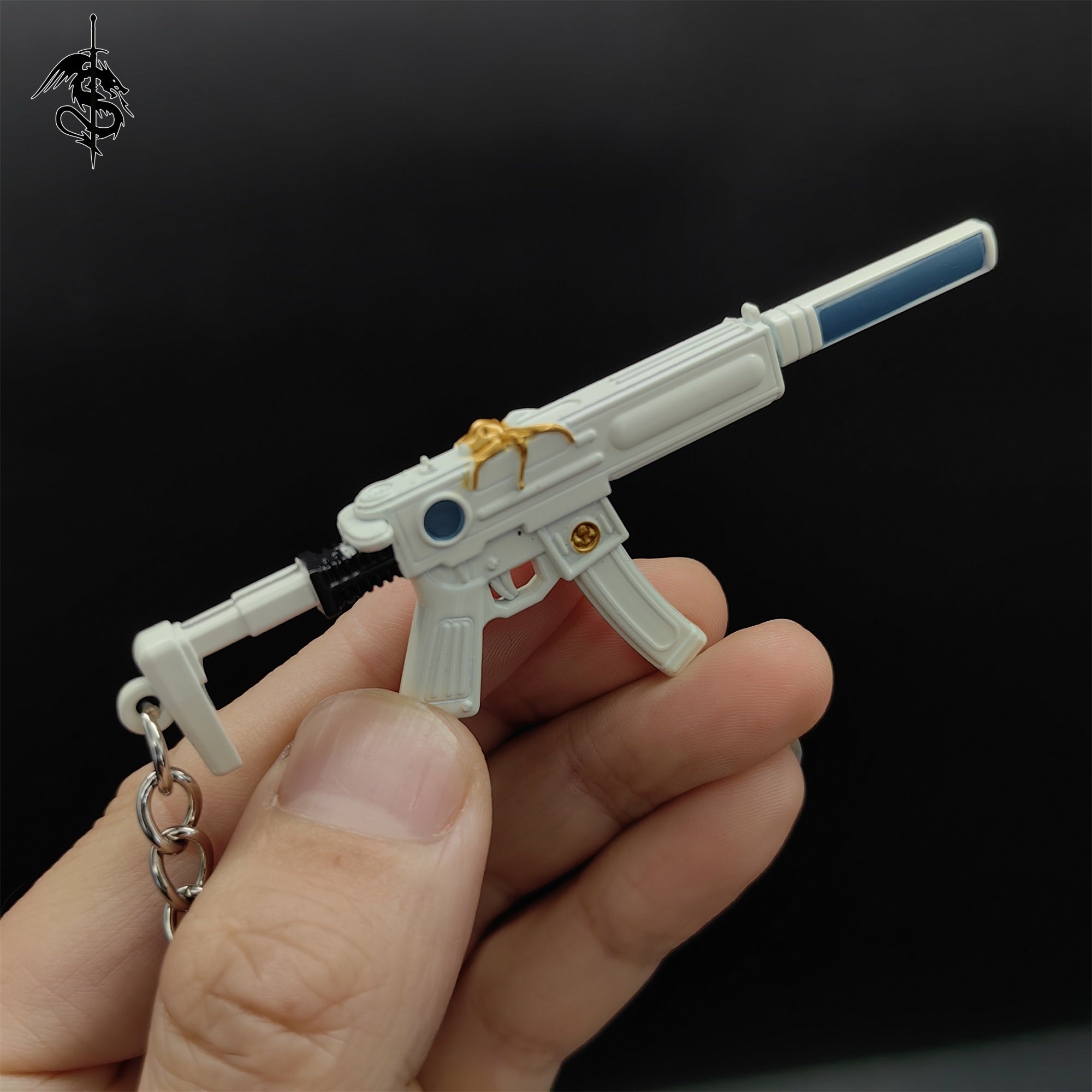 Neptune Keychain Mini Neptune spectre Gun Metal keychain – Miniwarrior