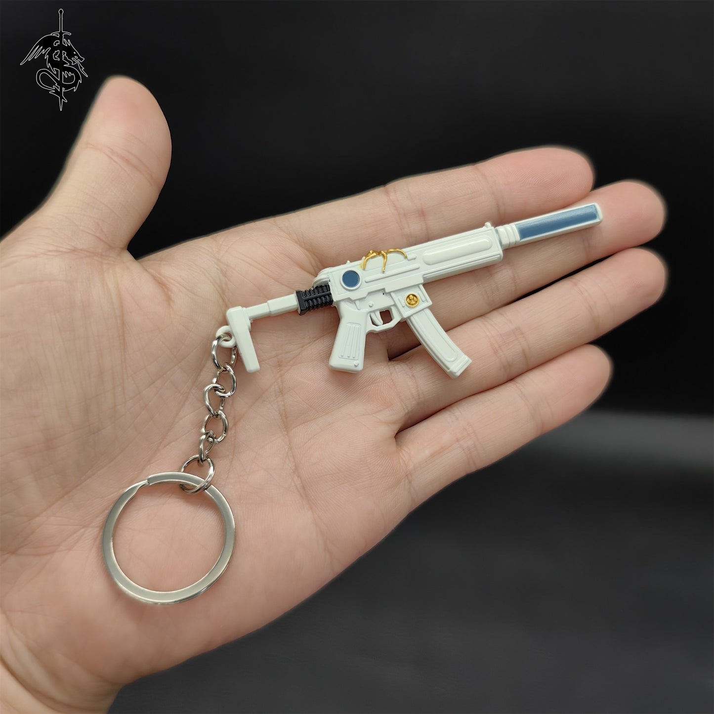 Mini Neptune spectre Gun Metal keychain