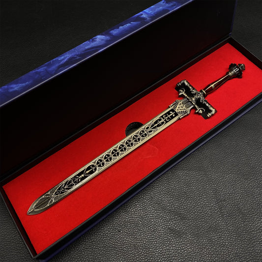 Night And Flame Sword Metal Replica With Gift Box