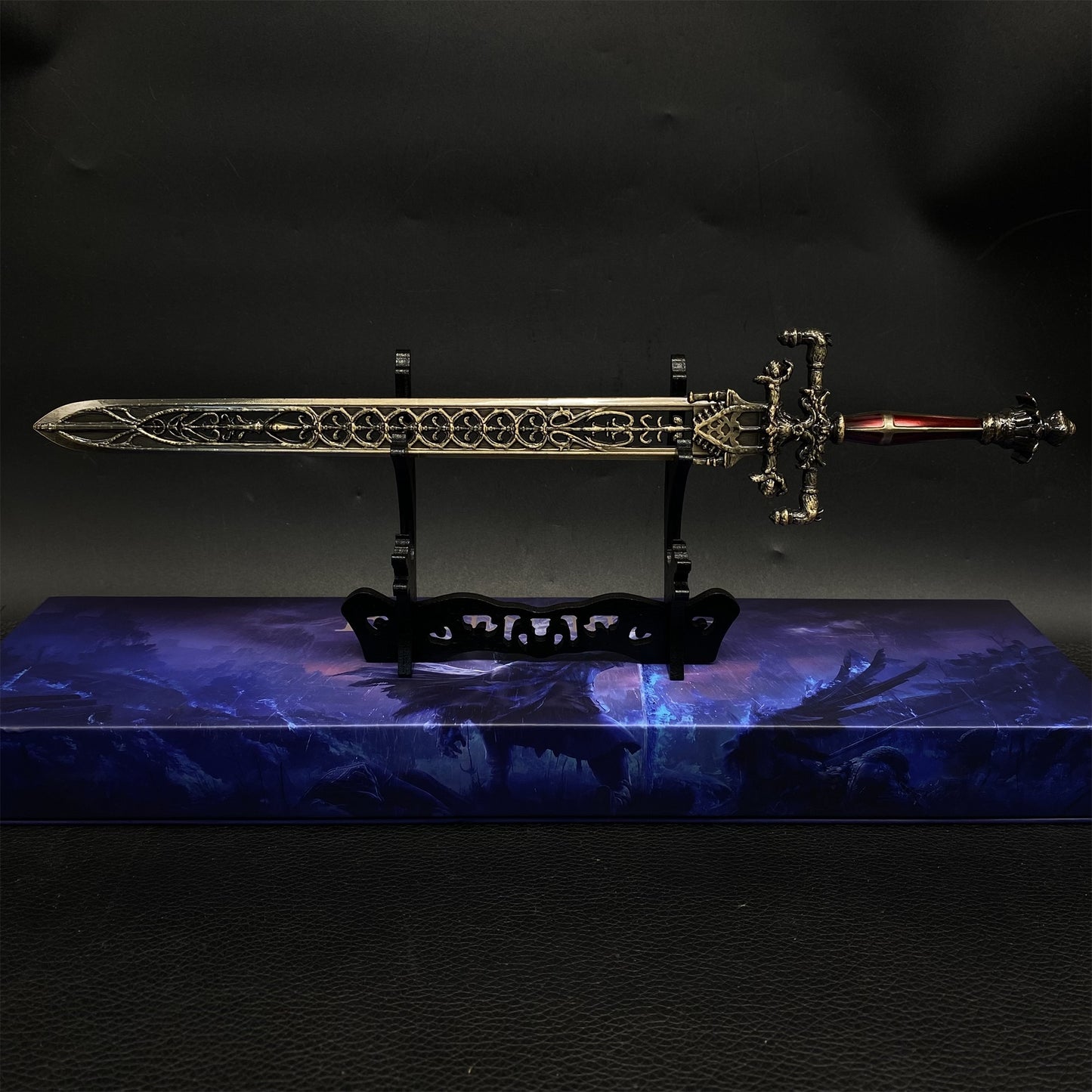 Night And Flame Sword Metal Replica With Gift Box
