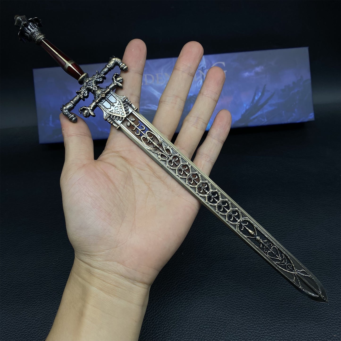 Night And Flame Sword Metal Replica With Gift Box