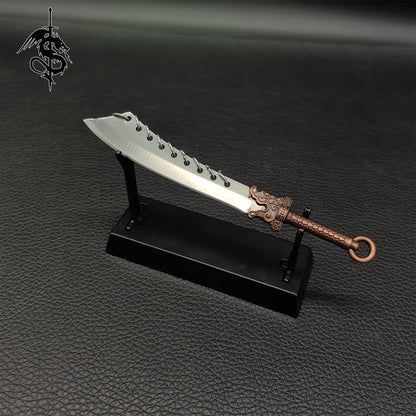 Mini EDC Nine-ring Broadsword Tiny Out Tool Knife