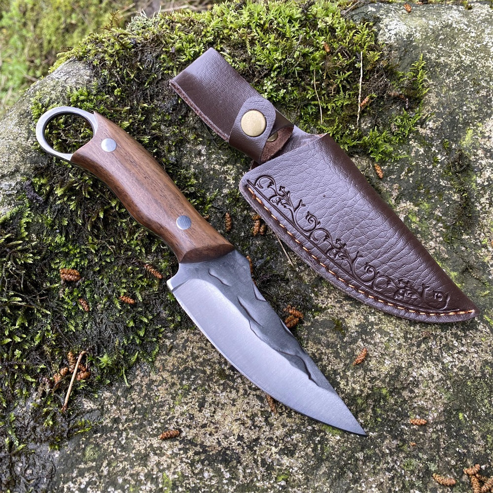 Wooden Handle Outdoor Knife