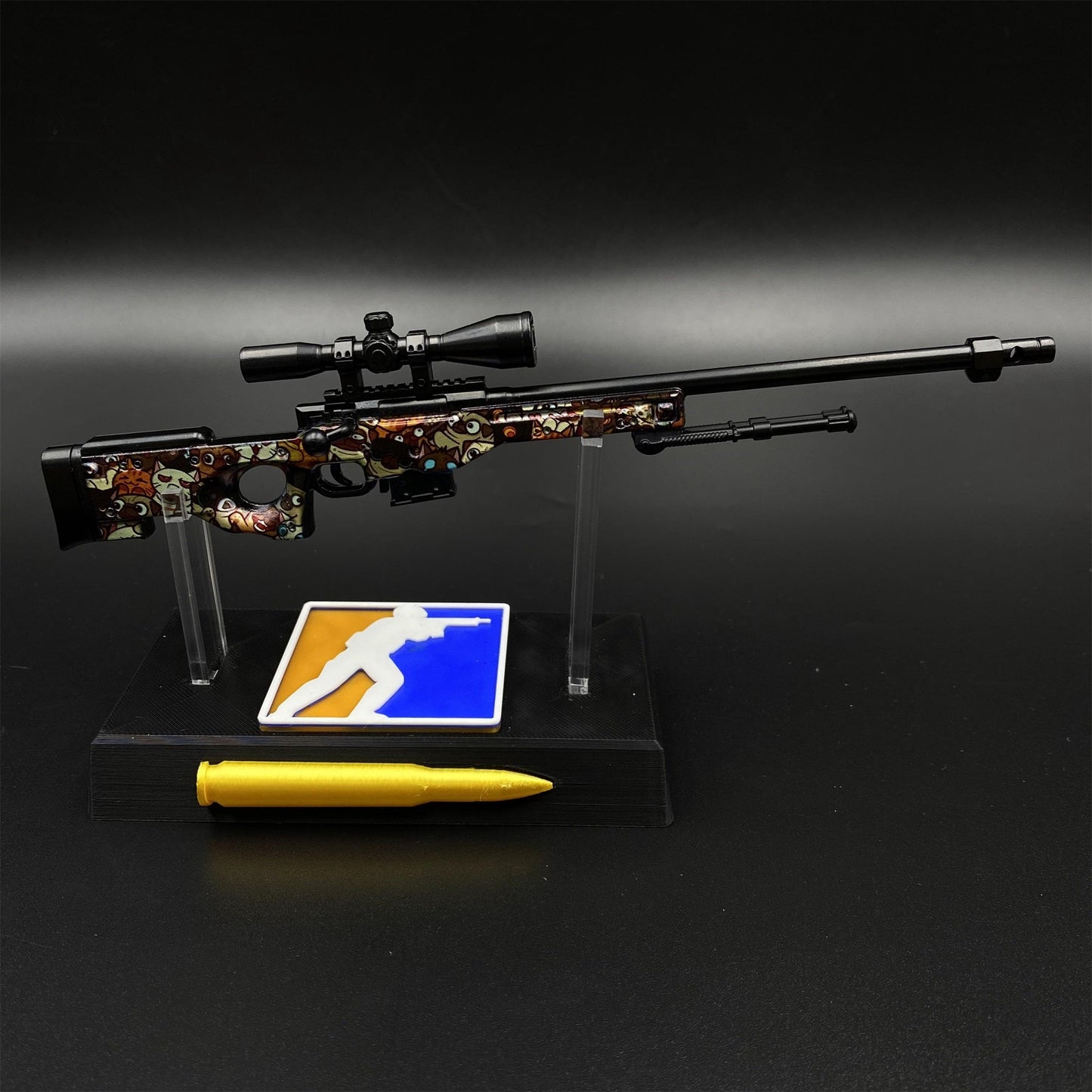 Hot Game CS2 PAW AWP Sniper Rifle Metal Replica Game Prop Collectible