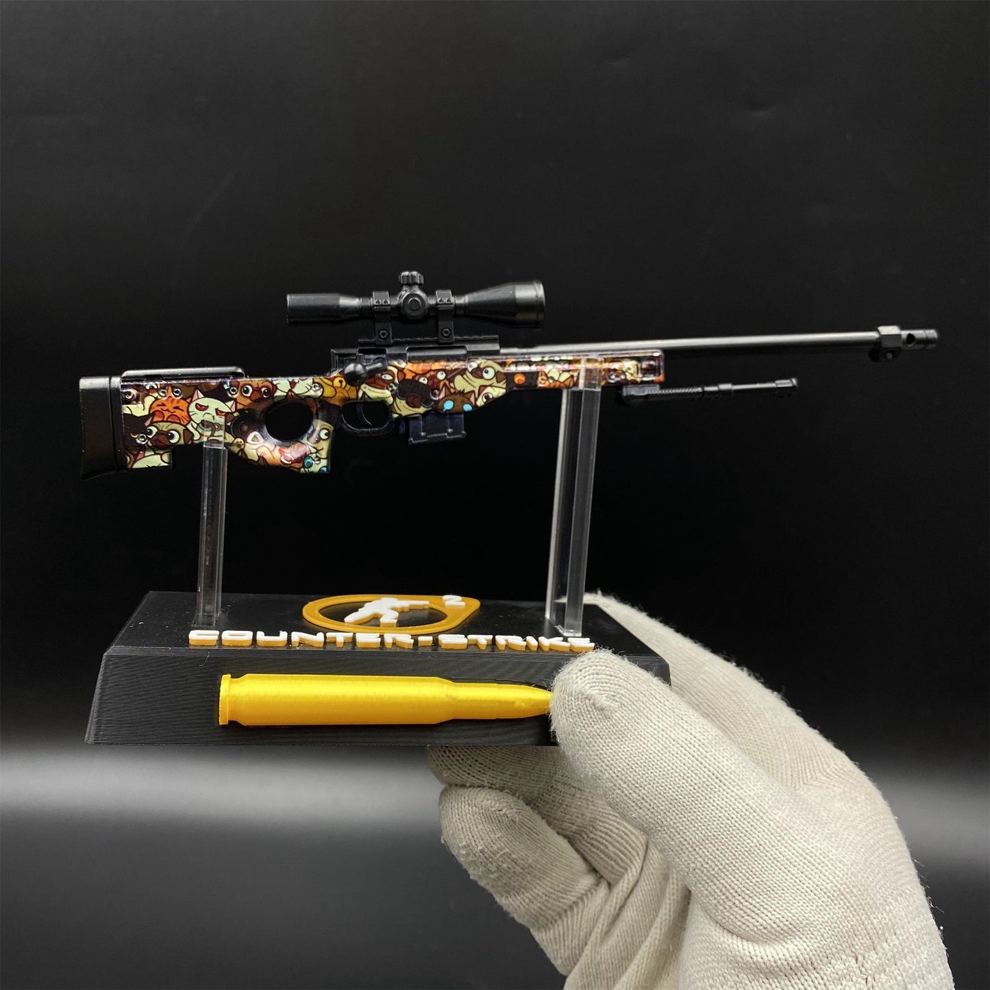 Hot Game CS2 PAW AWP Sniper Rifle Metal Replica Game Prop Collectible