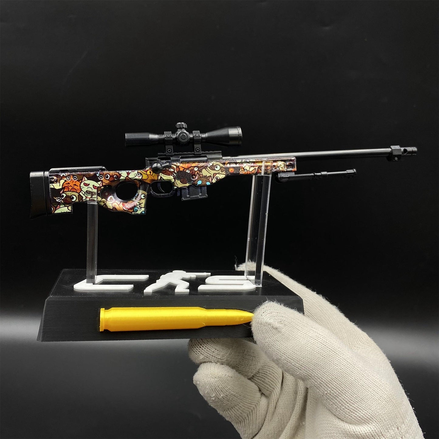 Hot Game CS2 PAW AWP Sniper Rifle Metal Replica Game Prop Collectible