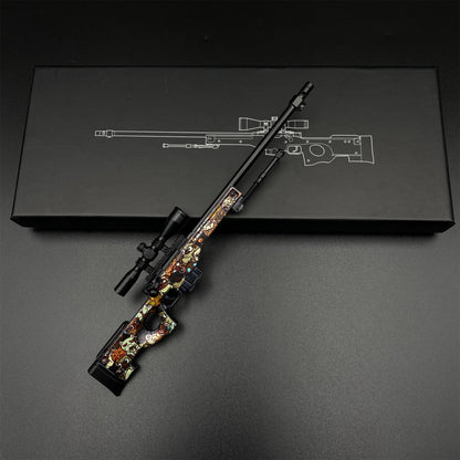 Hot Game CS2 PAW AWP Sniper Rifle Metal Replica Game Prop Collectible
