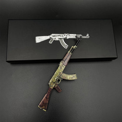 CS2 Game Peripheral - Tiny Gun AK47 Panthera Onca Metal Replica Game Prop Collectible