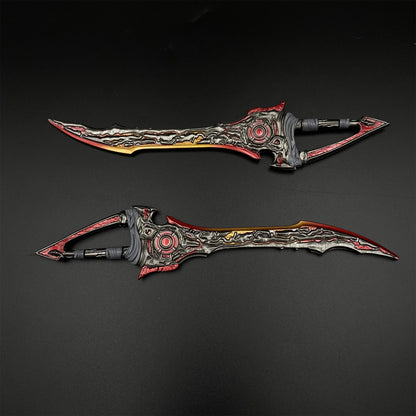 Peace Elite Lava Twin Blades Metal Miniature 22CM/8.7"