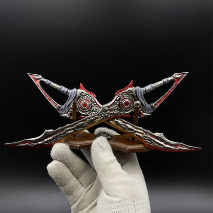 Peace Elite Lava Twin Blades Metal Miniature 22CM/8.7"
