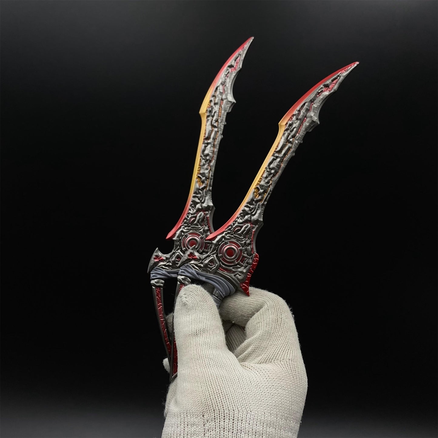 Peace Elite Lava Twin Blades Metal Miniature 22CM/8.7"