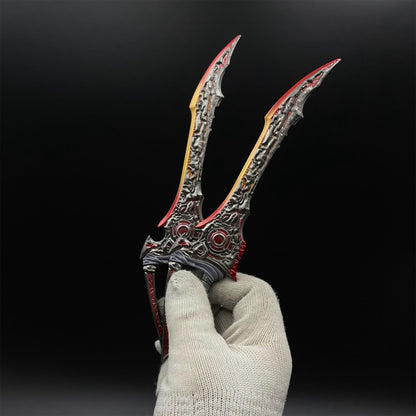 Peace Elite Lava Twin Blades Metal Miniature 22CM/8.7"