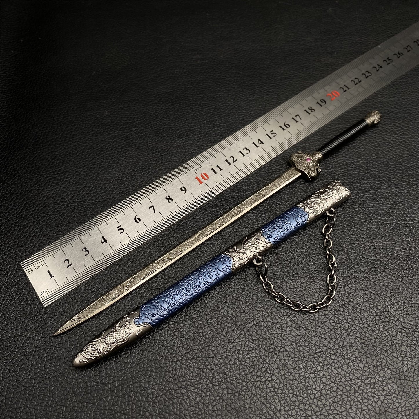 Phoenix Seeking A Mate Sword Metal Mini Replica