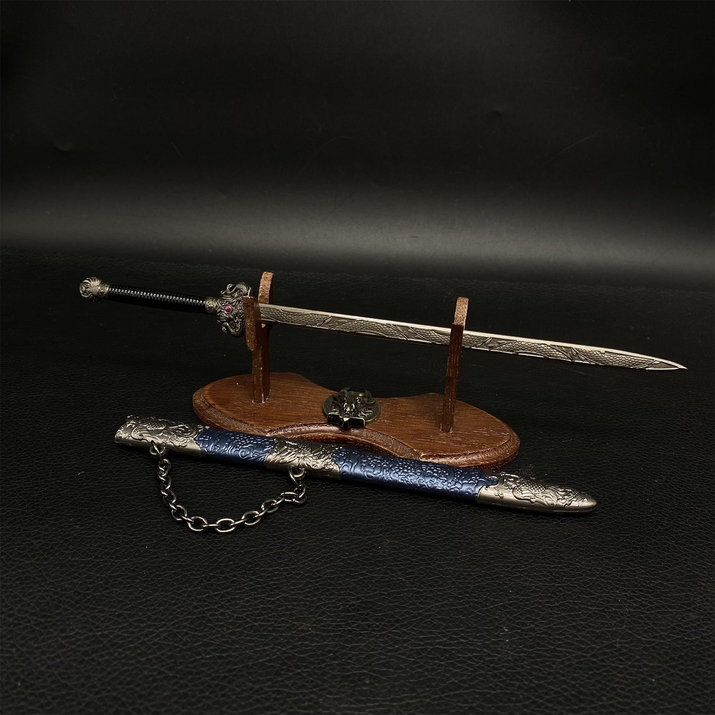 Phoenix Seeking A Mate Sword Metal Mini Replica