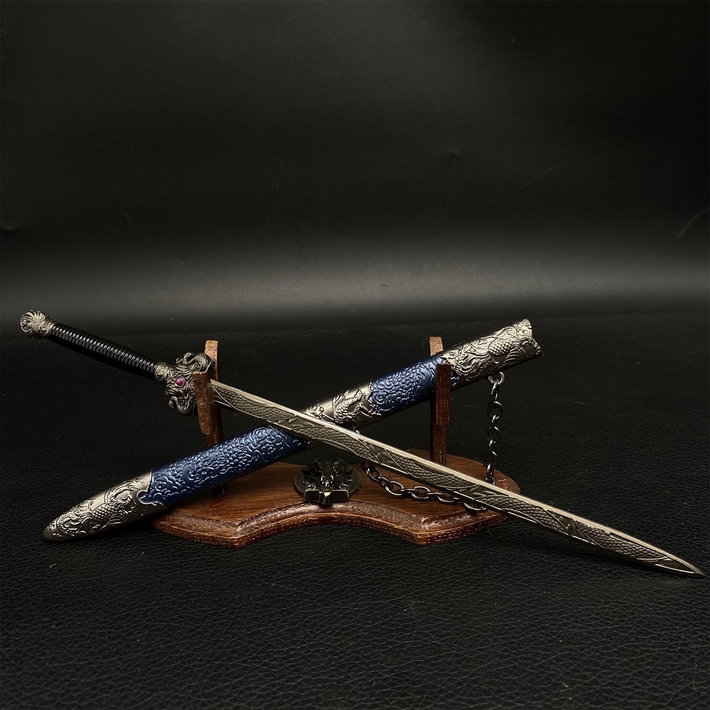 Phoenix Seeking A Mate Sword Metal Mini Replica