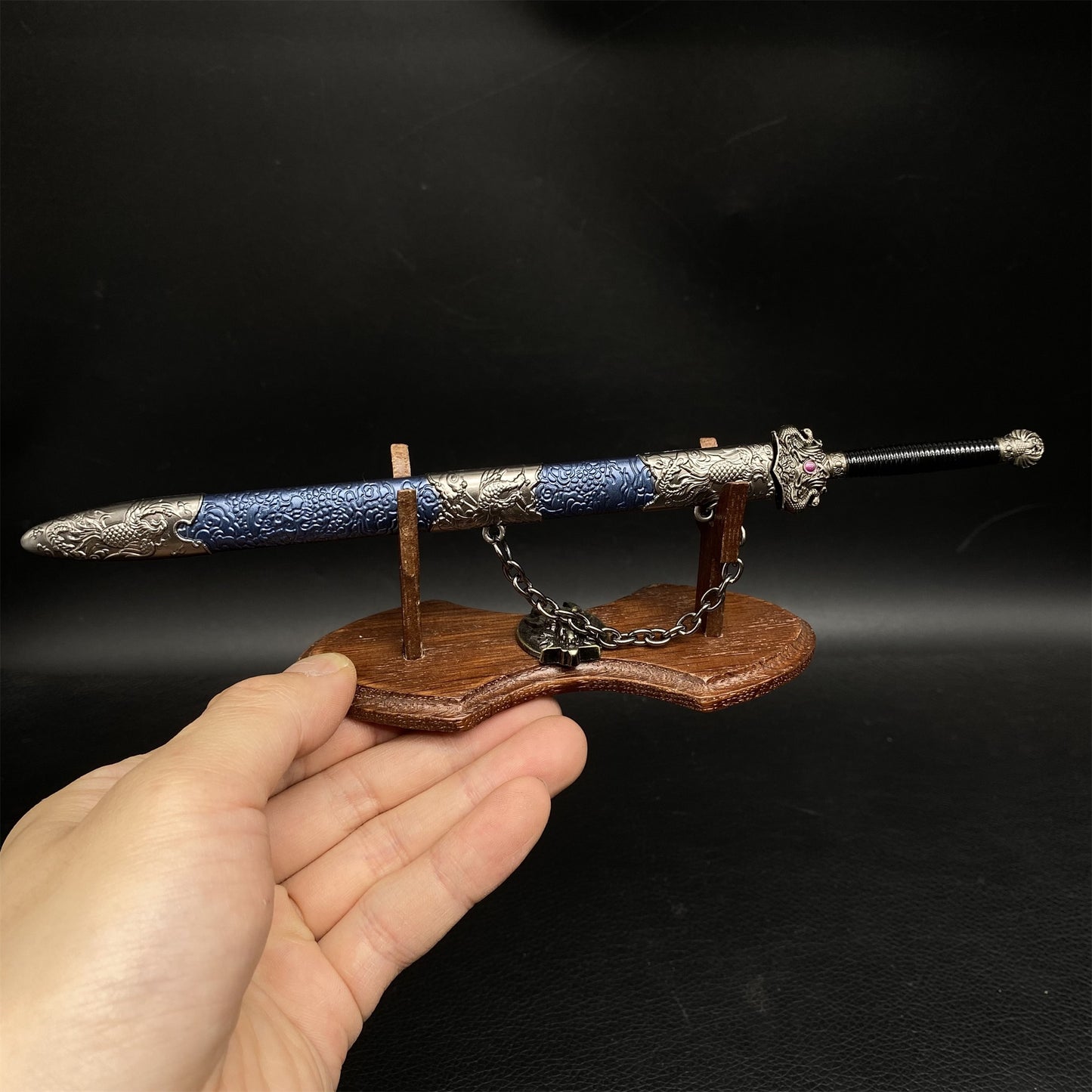 Phoenix Seeking A Mate Sword Metal Mini Replica