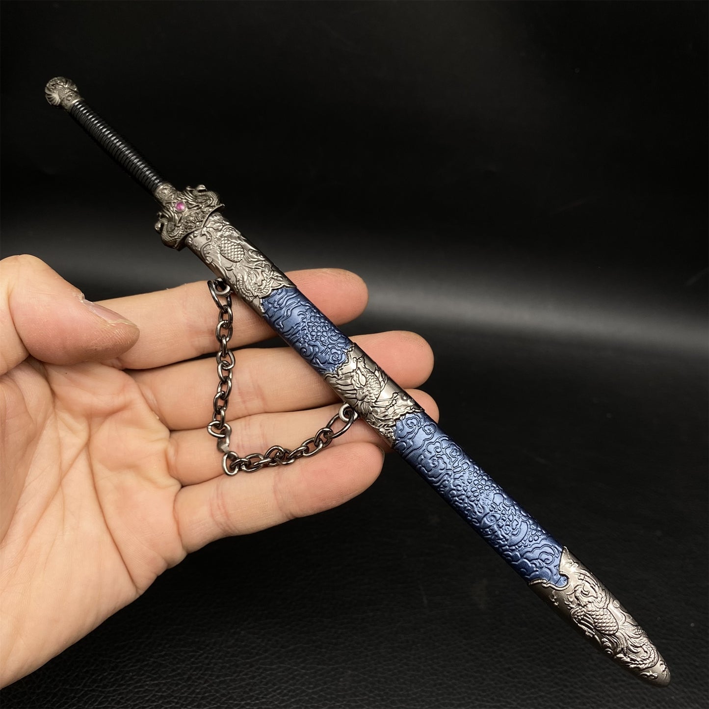 Phoenix Seeking A Mate Sword Metal Mini Replica