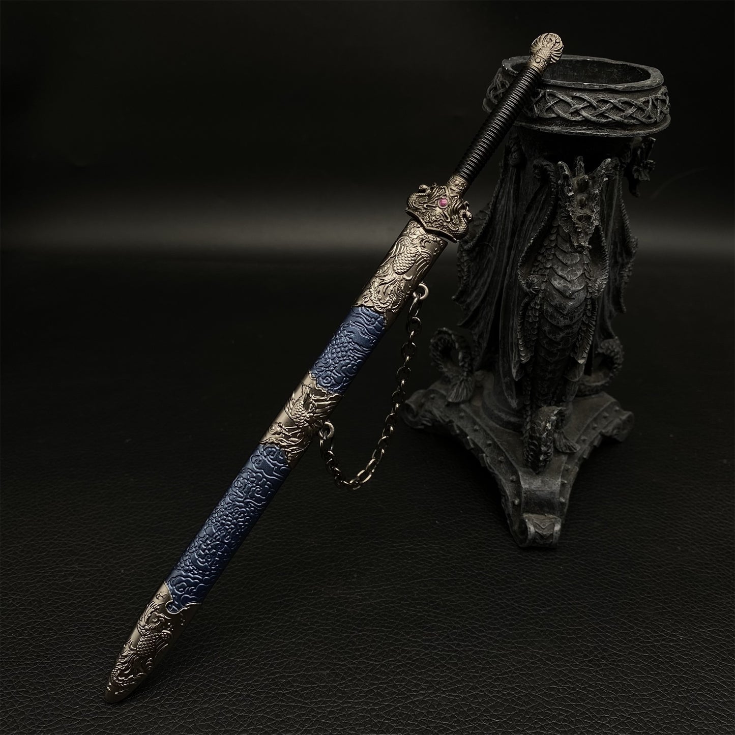 Phoenix Seeking A Mate Sword Metal Mini Replica