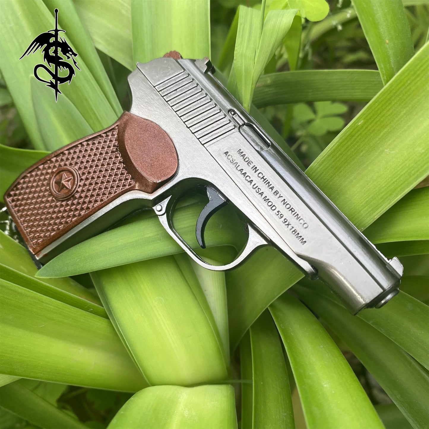 World Famous Gun Metal Pistolet Makarova Miniature Model