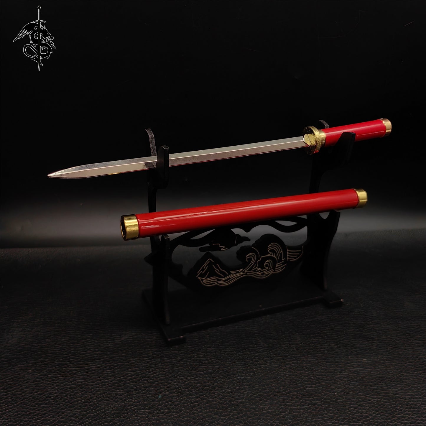 Ancient Weapons Model Plain Eight-sided Sword Metal Prop