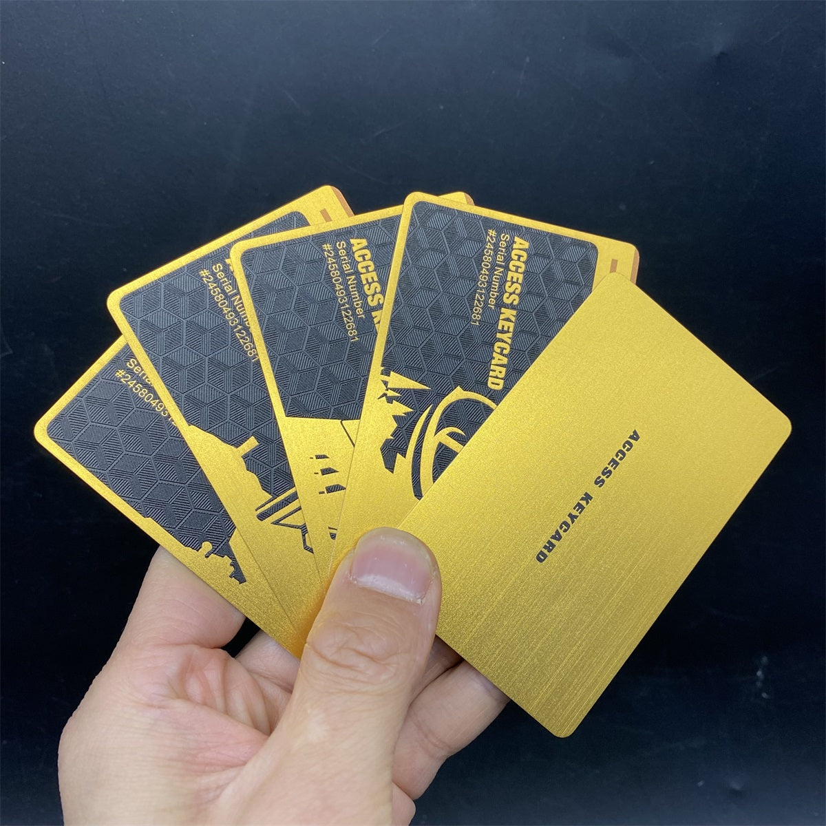 Delta Force Golden Plated PVC Access Card