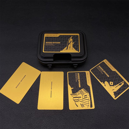 Delta Force Golden Plated PVC Access Card