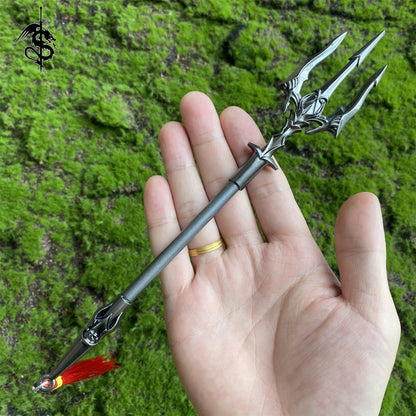 Metal Scalable Poseidon Trident Miniature