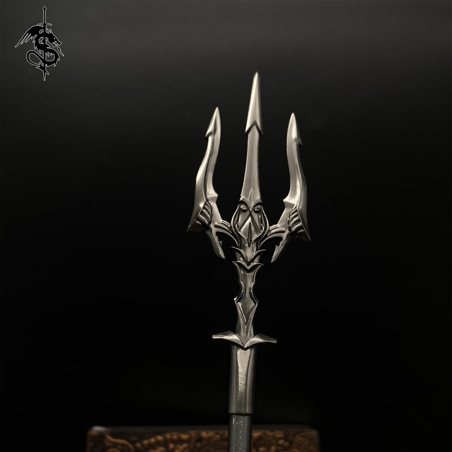 Metal Scalable Poseidon Trident Miniature